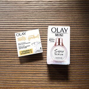 Okay Super Serum Mini & Olay cleansing melts